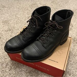 Red Wing Iron Ranger Boots (8084) All Black Size 10D